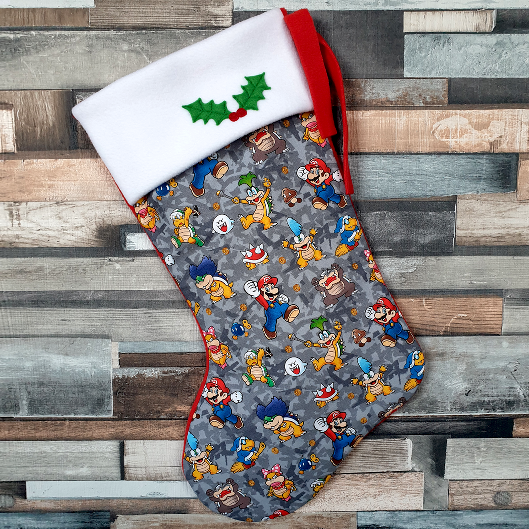 Mario & Koopas - Festive Christmas Stocking